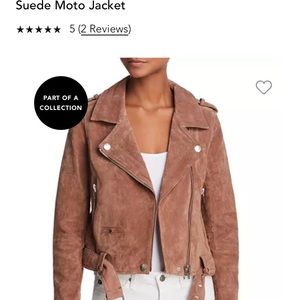 Blank NYC suede motojacket